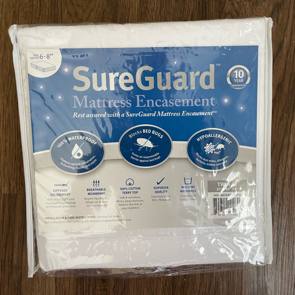 SureGuard Mattress Encasement/Protector Twin XL